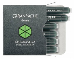 Carandache Чернила (картридж), зеленый, 6 шт в упаковке (8021.221)