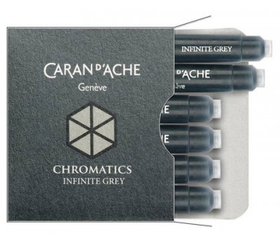 Carandache Чернила (картридж), серый, 6 шт в упаковке (8021.005)