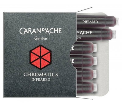 Carandache Чернила (картридж), темно-красный, 6 шт в упаковке (8021.070)