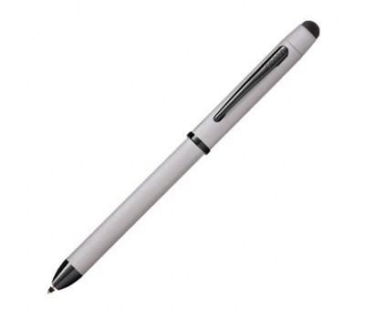 Cross Tech3+Brushed Chrome, многофункциональная ручка со стилусом (AT0090-21)
