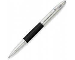 FranklinCovey Lexington-Black Chrome, ручка-роллер, M, BL (FC0015-1)