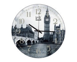 Часы настенные кварцевые Irit IR-649 диам. 30см круглые Англия