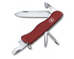 Нож Victorinox Adventurer, 111 мм, 11 функций, с фиксатором лезвия, красный (0.8453)