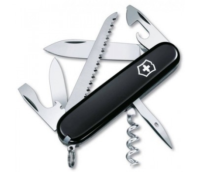 Нож Victorinox Camper, 13 функций, 91 мм, черный (1.3613.3R)