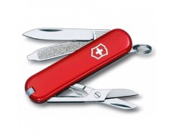 Нож Victorinox Classic, 58 мм, 7 функций, красный, блистер (0.6223.B1)