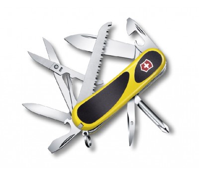 Нож Victorinox EvoGrip 18, 85 мм, 15 функций, желтый (2.4913.C8)