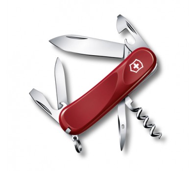 Нож Victorinox Evolution 10, 85 мм, 14 функций, красный (2.3803.E)