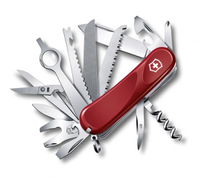 Нож Victorinox Evolution 28, 85 мм, 23 функции, красный (2.5383.E)