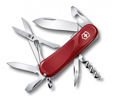 Нож Victorinox Evolution S14, 85 мм, 14 функций, красный (2.3903.SE)