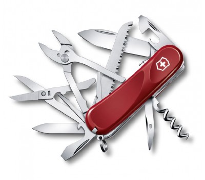 Нож Victorinox Evolution S52, 85 мм, 20 функций, красный (2.3953.SE)