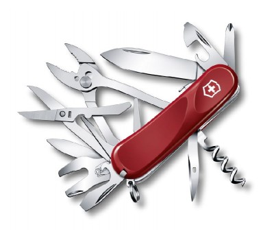 Нож Victorinox Evolution S557, 85 мм, 21 функция, красный (2.5223.SE)