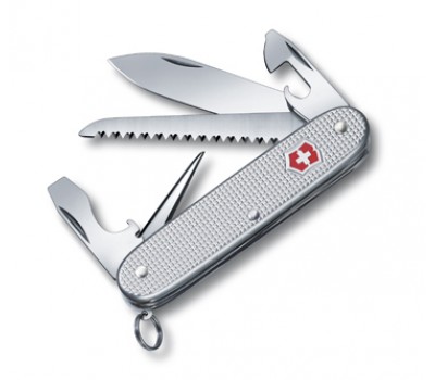 Нож Victorinox Farmer, 93 мм, 9 функций, серебристый (0.8241.26)