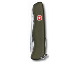 Нож Victorinox Forester, 111 мм, 12 функций, зеленый (0.8363.4R)