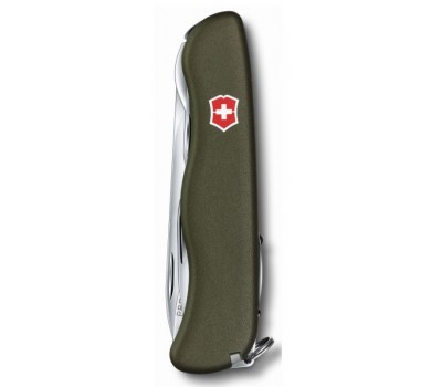 Нож Victorinox Forester, 111 мм, 12 функций, зеленый (0.8363.4R)