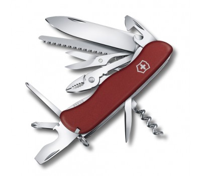 Нож Victorinox Hercules, 111 мм, 18 функций, с фиксатором лезвия, красныйx (0.8543)