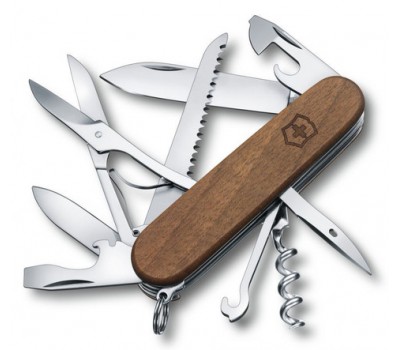 Нож Victorinox Huntsman Wood, 91 мм, 13 функций, дерево (1.3711.63)