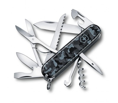 Нож Victorinox Huntsman, 91 мм, 15 функций, морской камуфляж (1.3713.942)
