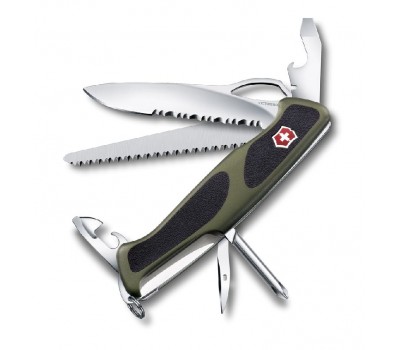 Нож Victorinox RangerGrip 178, 130 мм, 12 функций, зеленый (0.9663.MWC4)