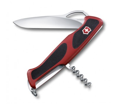 Нож Victorinox RangerGrip 63, 130 мм, 5 функций, красный с чернымx (0.9523.MC)