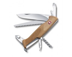 Нож Victorinox RangerWood 55, 130 мм, 10 функций, деревоx (0.9561.63)