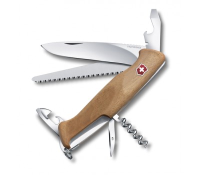 Нож Victorinox RangerWood 55, 130 мм, 10 функций, деревоx (0.9561.63)