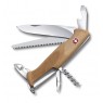 Нож Victorinox RangerWood 55, 130 мм, 10 функций, деревоx (0.9561.63)