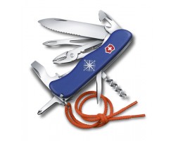 Нож Victorinox Skipper, 111 мм, 17 функций, с фиксатором лезвия и шнурком, синий (0.8593.2W)