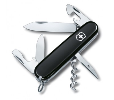 Нож Victorinox Spartan, 91 мм, 12 функций, черныйx (1.3603.3)