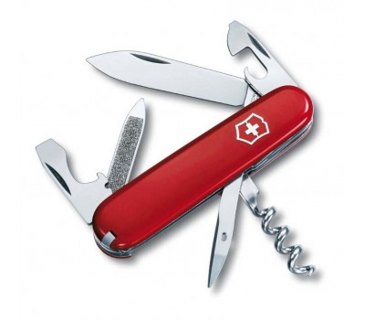 Нож Victorinox Sportsman, 84 мм, 13 функций, красный (0.3802)