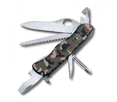 Нож Victorinox Trailmaster One Hand, 111 мм, 12 функций, камуфляжный (0.8463.MW94)