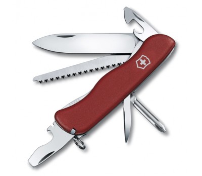 Нож Victorinox Trailmaster, 111 мм, 12 функций, с фиксатором лезвия, красныйx (0.8463)