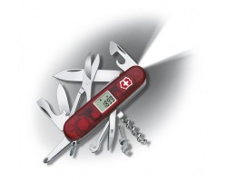 Нож Victorinox Traveller Lite, 91 мм, 27 функций, полупрозрачный красный (1.7905.AVT)
