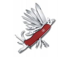 Нож Victorinox WorkChamp XL, 111 мм, 31 функция, с фиксатором лезвия, красный (0.8564.XL)