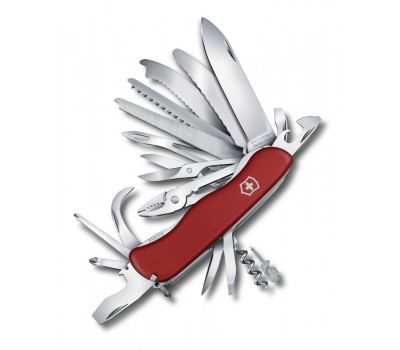 Нож Victorinox WorkChamp XL, 111 мм, 31 функция, с фиксатором лезвия, красный (0.8564.XL)