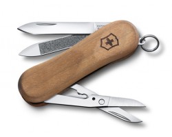 Нож-брелок Victorinox Classic EvoWood 81, 65 мм, 5 функций, дерево (0.6421.63)