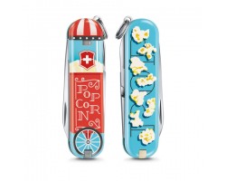 Нож-брелок Victorinox Classic LE 2019, 58 мм, 7 функций, Let it Pop (0.6223.L1910)