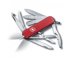 Нож-брелок Victorinox Classic Midnight MiniChamp, 58 мм, 17 функций, красный (0.6386)