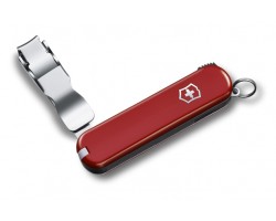 Нож-брелок Victorinox Classic Nail Clip 582, 65 мм, 4 функции, красный (0.6453)