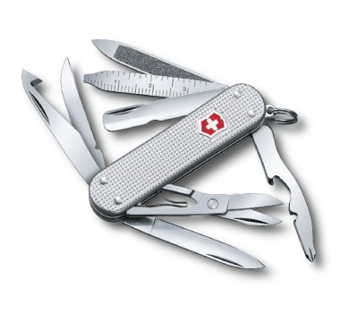 Нож-брелок Victorinox MiniChamp, 58 мм, 14 функций, серебристый (0.6381.26)