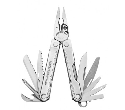 Мультитул Leatherman Rebar, 17 функций, кожаный чехолx (831560)