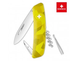 Швейцарский нож SWIZA C01 Camouflage, 95 мм, 6 функций, желтый (KNI.0010.2080)