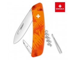 Швейцарский нож SWIZA C01 Camouflage, 95 мм, 6 функций, оранжевый (KNI.0010.2060)