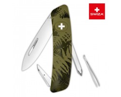 Швейцарский нож SWIZA C02 Camouflage, 95 мм, 6 функций, хаки (KNI.0020.2050)