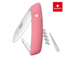 Швейцарский нож SWIZA D01 Standard, 95 мм, 6 функций, розовый (KNI.0010.1910)