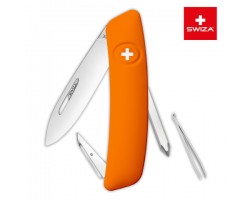 Швейцарский нож SWIZA D02 Standard, 95 мм, 6 функций, оранжевый (KNI.0020.1060)
