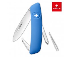 Швейцарский нож SWIZA D02 Standard, 95 мм, 6 функций, синий (KNI.0020.1030)