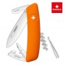 Швейцарский нож SWIZA D03 Standard, 95 мм, 11 функций, оранжевый (KNI.0030.1060)