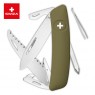 Швейцарский нож SWIZA D06 Standard, 95 мм, 12 функций, темно-зеленый (KNI.0060.1050)
