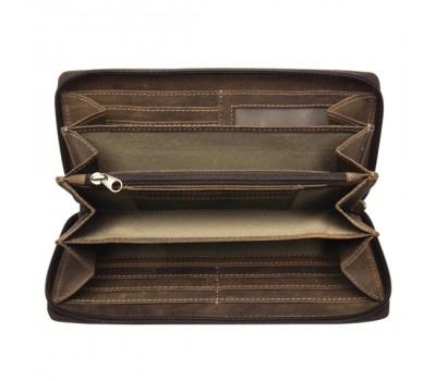 Бумажник Klondike Mary, коричневый, 19,5x10 см (KD1030-01)