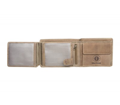 Бумажник Klondike Rob, коричневый, 12,5x10 см (KD1011-02)